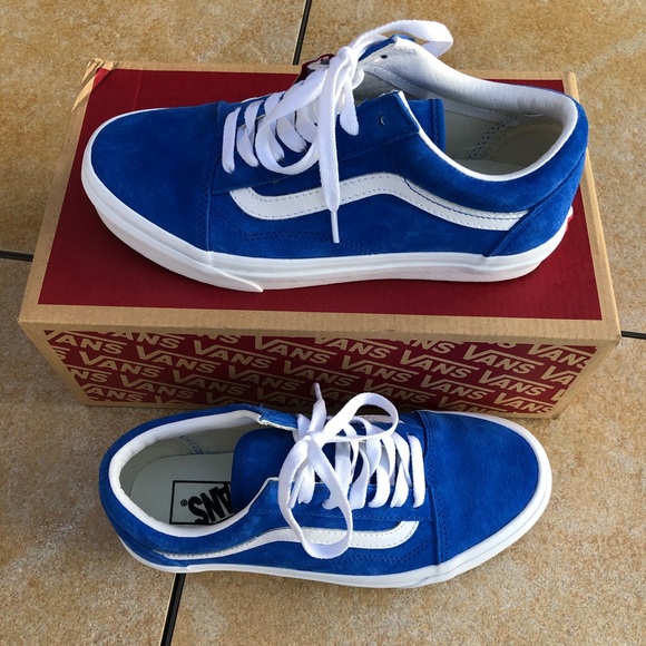 NWT Vans M/5.5 W/7 Princess Blue & True White - Picture 2 of 8